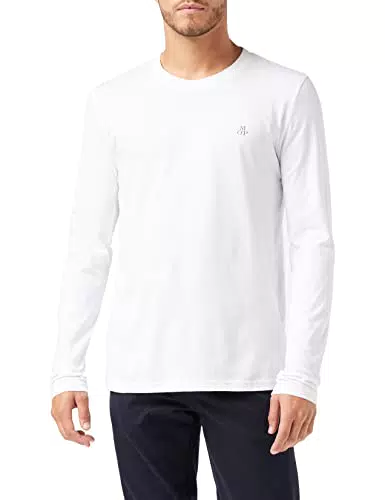 Marc O'Polo CASUAL Longsleeve Langarm Herren Shirt Classic Landarmshirt Longshirt aus Baumwolle Größe: S
