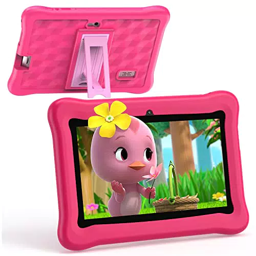 MASKJET Kinder Tablet 7 Zoll Kids Tablet HD Display Android Tablet für Kinder Kleinkind Tablet Kids Edition Tablet mit WiFi Dual Kamera Kinder Tablet 2GB + 16GB Kindersicherung