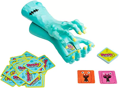 Mattel Games GMY02 - ZOMBIE-SCHNAPP! Zuordnungsspiel für Kinder mit Zombiehänden und Karten