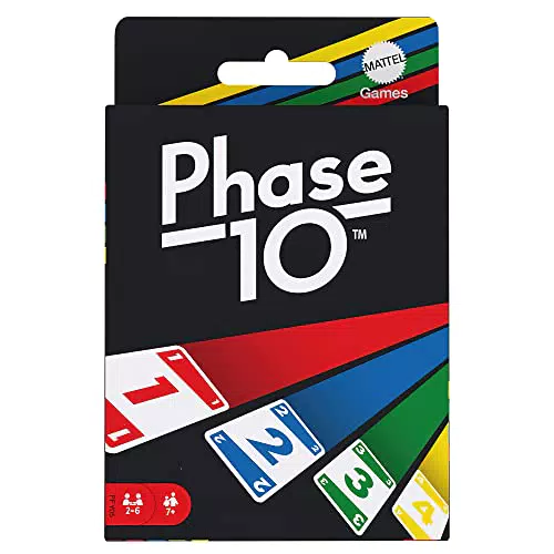 MATTEL Phase 10 - Spannendes Kartenspiel in der deutschen Version