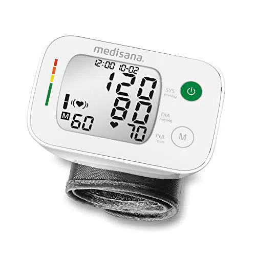 medisana BW 335 Handgelenk-Blutdruckmessgerät, präzise Blutdruck und Pulsmessung mit Speicherfunktion