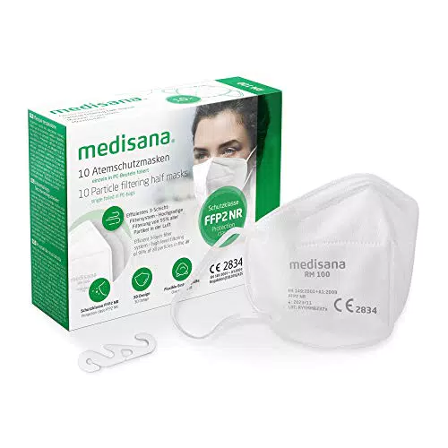 medisana FFP2 Atemschutzmaske Staubmaske Atemmaske, RM 100