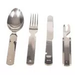 MFH Essbesteck Bw 4 Teilig Schwere Ausführung, Silber