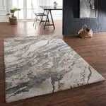 Mia´s Teppiche Teppiche Mira Wohnzimmerteppich Beige/Grau 160x230 cm Frieze