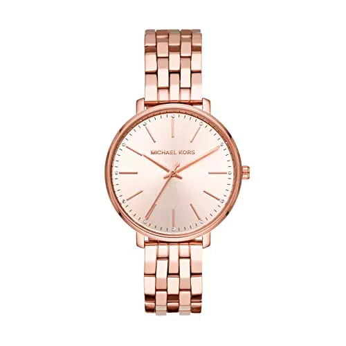 Michael Kors Damenuhr PYPER, 38 mm Gehäusegröße, Dreizeigerwerk