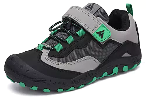 Mishansha Jungen Wanderschuhe Kinder Outdoor Sports Freizeitschuhe Mädchen Laufschuhe Schwarz 25