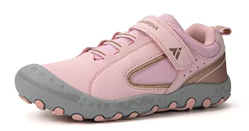 Mishansha Mädchen Trekkingschuhe Kinder Wanderschuhe Jungen Laufschuhe Pink 36
