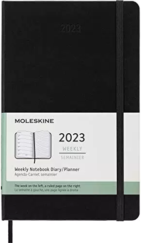 Moleskine Wochenplaner 2023, 12-Monats-Wochenkalender