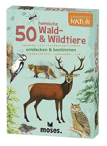 Moses 9739 Expedition Natur - 50 heimische Wald und Wildtiere