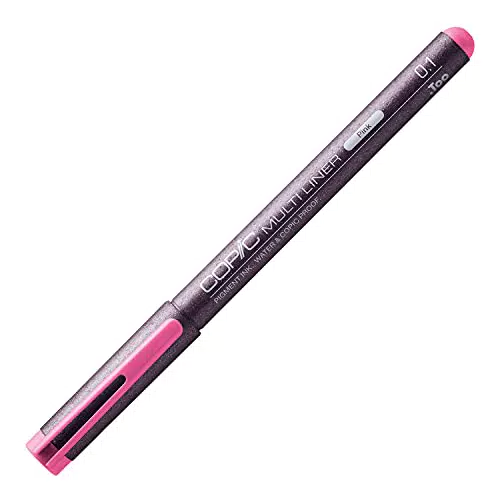 Multiliner pink 0, 1 mm, Zeichen-Stift mit wasser- und alkoholbeständiger Pigmenttinte in Pink