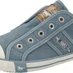 Mustang Damen 1099-409-807 Slip On Sneaker, himmelblau