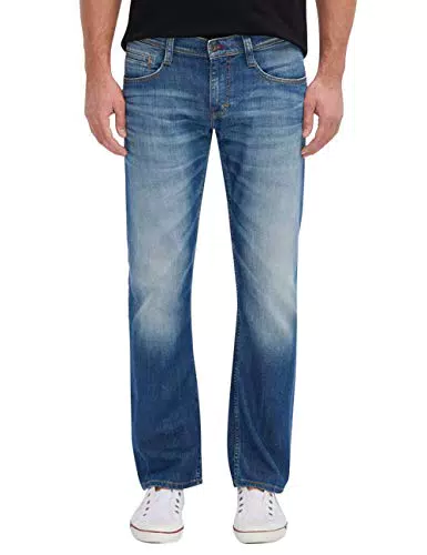 MUSTANG Herren Oregon Straight Jeanshose, 583 Blau, EU