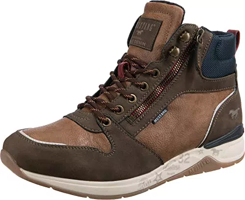 Mustang Herren Schnür-Boot, Cognac