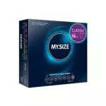 MY.SIZE Classic Kondome Größe 4 I 57 mm Breite I 36 Stück Großpackung I Premium Kondome extra dünn I Kondome gefühlsecht hauchzart I dünne 0