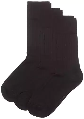 MyWay Damen Sportsocken, 3er Pack, Gr. 39/42, Schwarz