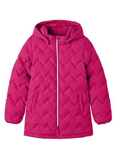 NAME IT Baby Girls NMFMALENE Puffer Jacket Camp Jacke