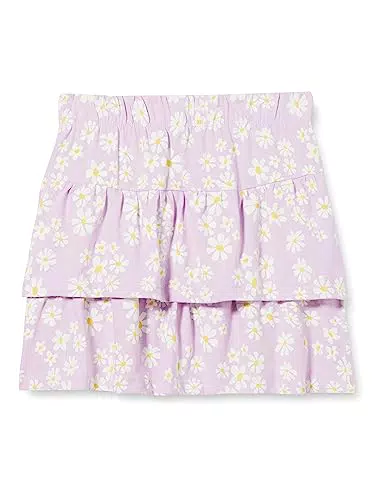 NAME IT Mädchen Nkfvigga Skirt J1, Orchid Bloom/Aop:flower