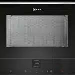 Neff C17WR00N0 Einbau-Mikrowelle N70 / 38, 2 x 59, 4 cm / 21 l / Edelstahl / FullTouch Control / Auftaufunktion / Garfunktion / 7 Automatikprogramme