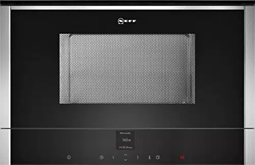 Neff C17WR00N0 Einbau-Mikrowelle N70 / 38, 2 x 59, 4 cm / 21 l / Edelstahl / FullTouch Control / Auftaufunktion / Garfunktion / 7 Automatikprogramme