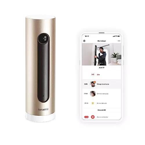 Netatmo Smart Indoor-Überwachungskamera, WLAN, Bewegungserkennung