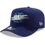 New Era - MLB Los Angeles Dodgers Tear Logo 9Fifty Stretch Snapback Cap - Blau Farbe Blau