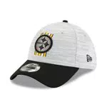 New Era Pittsburgh Steelers - 39Thirty Stretch Cap - NFL 2021 Training - Dolphin Grey/Black - S-M