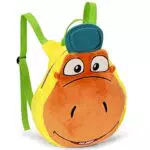 NICI 39887 Der kleine Drache Kokosnuss Rucksack, orange