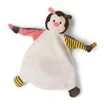 NICI 47138 Biene 25x25 cm ab 0+ Monaten Kuscheltuch für Babys & Kleinkinder Baby Kuscheltier/Schnuffeltuch Schmusetuch für Mädchen & Jungen