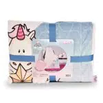 NICI Kuscheldecke Einhorn Theodor ca. 140 x 175cm Kuscheldecke für Babys & Kinder Flauschige Plüschdecke I Warme Decke für Mädchen & Jungen 48170