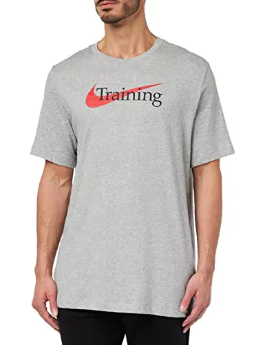Nike CZ7989-063 M NK DFC Tee SW Training Sweatshirt Men's DK Grey Heather S-T