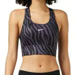 Nike Damen Swoosh Icon Clash Sp21 BH, Dark Raisin/White