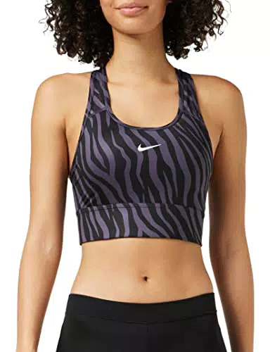 Nike Damen Swoosh Icon Clash Sp21 BH, Dark Raisin/White