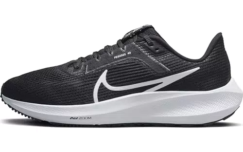 NIKE Damen W AIR Zoom Pegasus 40 Sneaker, Black/White-Iron Grey