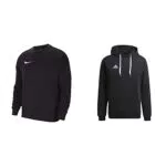 Nike Herren Park 20 Shirt, Black/White, M EU & Adidas Herren Ent22 Hoodie Kapuzenpullover