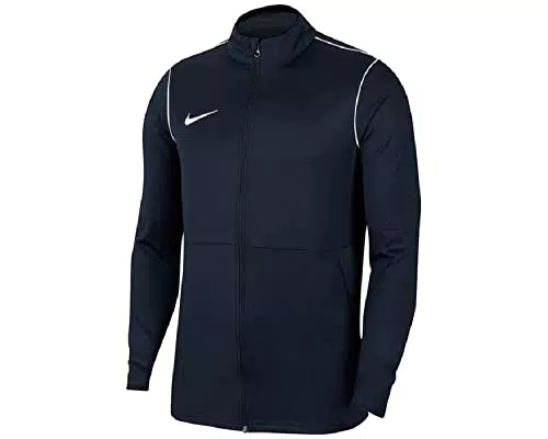 Nike Herren Sport Jacket M NK DRY PARK20 TRK JKT K, obsidian/white/white BV6885
