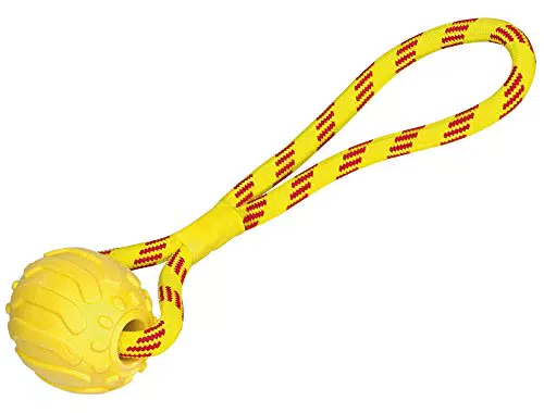 Nobby TPR Schaumball mit Seil, 37 cm, 1 Stück