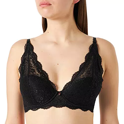 Noppies Damen Wired Bra Lace Gepolsterter BH, Black - P090