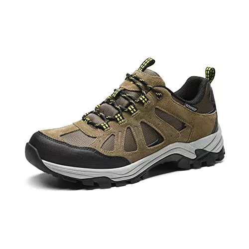 NORTIV 8 Herren Wasserdicht Wanderschuhe Trekkingschuhe Outdoorschuhe Hiking Shoes Kletterschuhe Bergsteigen Klettern Wandern Schuhe BRAUN SNHS2210M-E Größe 43