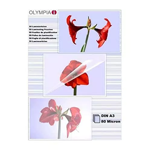 OLYMPIA Folienset 80 Mikron A3 50 Stk