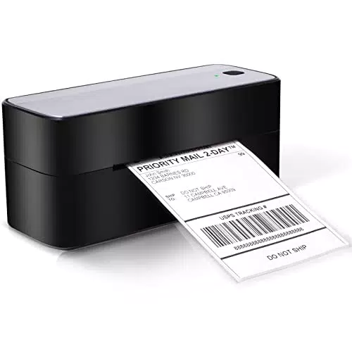Omezizy USB Etikettendrucker, pm-241 Labeldrucker, 10