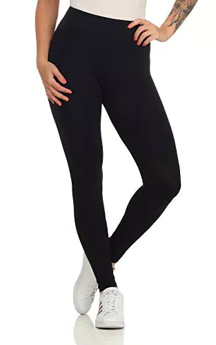 ONLY NOS Damen 15131588 Leggings, Schwarz, W