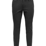 ONLY & SONS Mens Dark Grey Melange Chinos