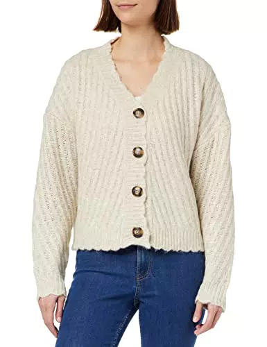 ONLY Women's Onlnew Chunky L/S Short CARDGAN KNT Cardigan Sweater