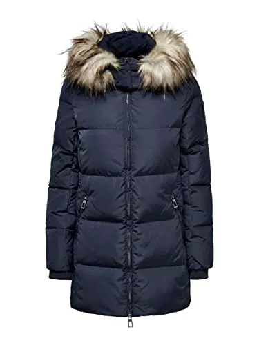 ONLY Women's ONLRHODA DOWN FUR Hood Coat OTW Jacket