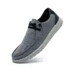PAMRAY Herren Slip on Schuhe Sneakers Bootschuhe Freizeitschuhe Laufschuhe für Herren Mokassin Blau 40