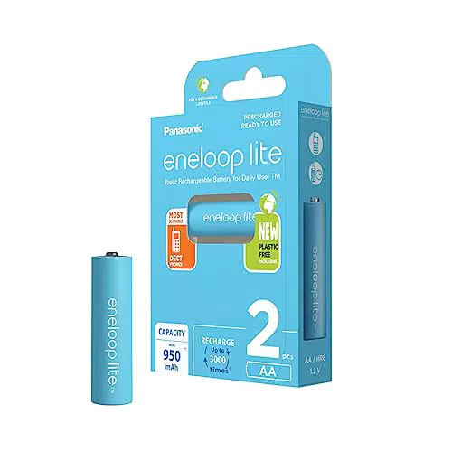 Panasonic eneloop lite, AA/Mignon wiederaufladbare Akkus