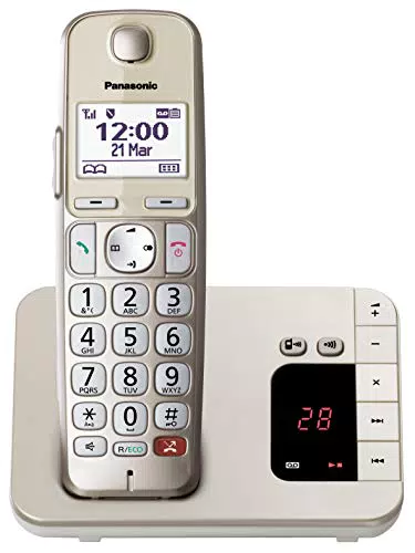 Panasonic KX-TGE260GN Schnurlostelefon mit Anrufbeantworter