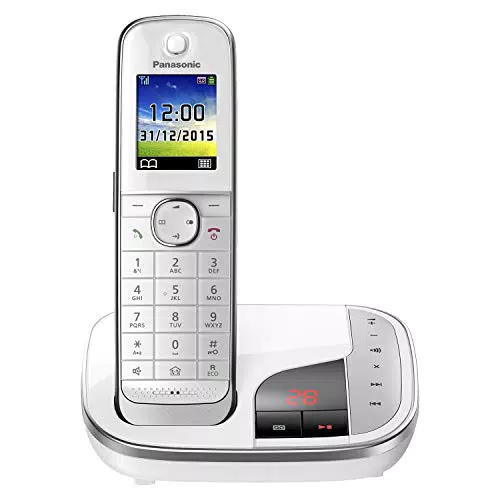 Panasonic KX-TGJ320GW Familien-Telefon mit Anrufbeantworter weiß