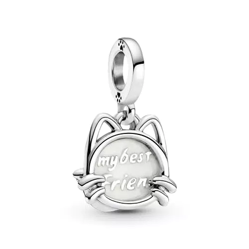 Pandora Charm Anhänger Silber "Cat- My best Friend" 799329C01