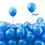 PartyWoo Luftballons Dunkelblau, 120 Stück 5 Zoll Luftballons Blau